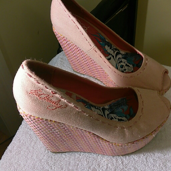 Ed Hardy Shoes - Ed Hardy ladies wedge